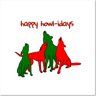 Happy Howl-idays Posters and Art